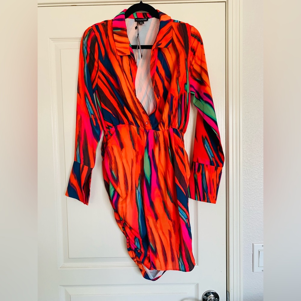 NWT Pretty Little Thing mini dress size 4
